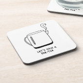 お茶を飲もう コースター (左側)
