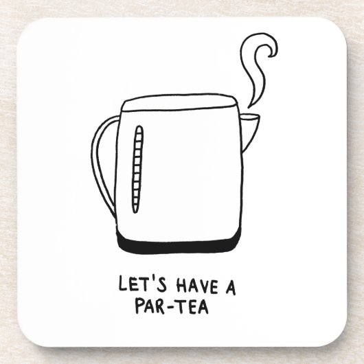 お茶を飲もう コースター (正面)
