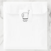 お茶を飲もう スクエアシール (バッグ)