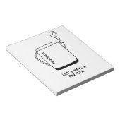 お茶を飲もう ノートパッド (アングル)