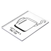 お茶を飲もう ノートブック (左側)