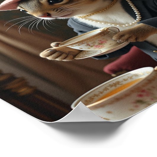 お茶を飲もう ポスター (角)