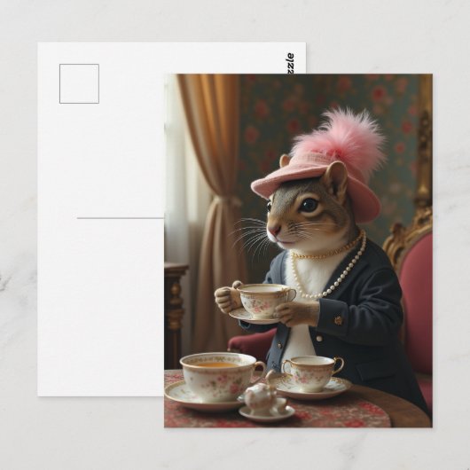 お茶を飲もう ポストカード (正面/裏面)