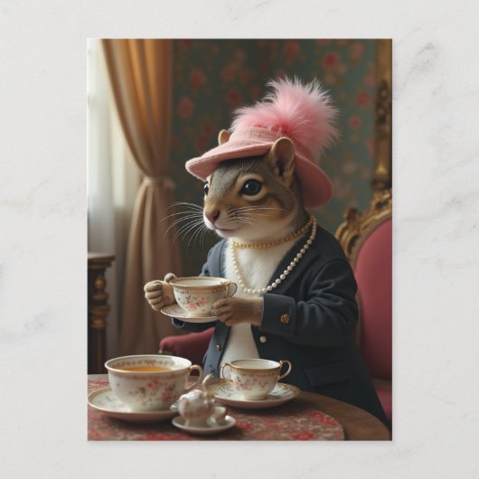 お茶を飲もう ポストカード (正面)