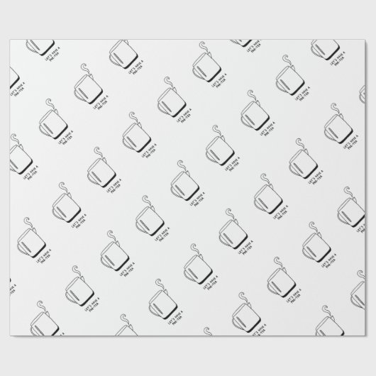 お茶を飲もう ラッピングペーパー (フラット)