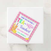 お茶を飲んでくれてありがとう先生 フェイバータグ (インサイチュ)