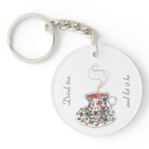 お茶を飲んでスローガンにしろ引用文ヴィンテージバラ