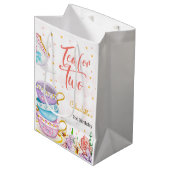 お茶を2つ、お茶の誕生日 ミディアムペーパーバッグ (正面アングル)