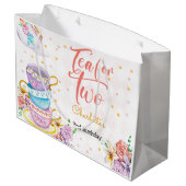 お茶を2つ、お茶の誕生日 ラージペーパーバッグ (裏面アングル)