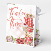お茶を3つ、お茶の花の誕生日 フェイバーボックス (裏面サイド)