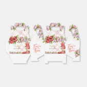 お茶を3つ、お茶の花の誕生日 フェイバーボックス (折り畳みなし)