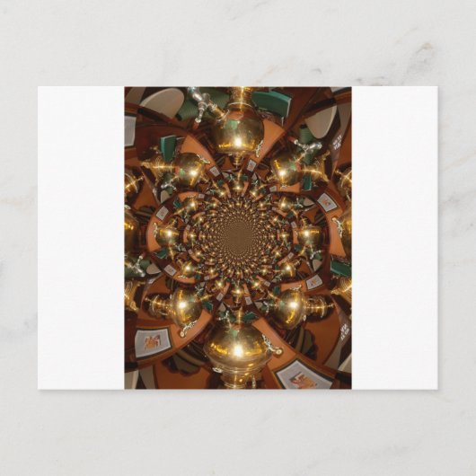 お茶エレガント文化 – ヴィンテージSamovars ポストカード (正面)