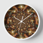 お茶エレガント文化 – ヴィンテージSamovars 壁時計 (正面)