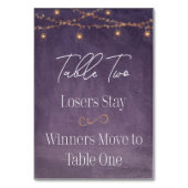 お茶エレガント灯パープルバンコテーブル2 テーブルナンバー (裏面)