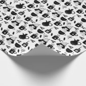 お茶ココアホットチョコレートマグカップ ラッピングペーパー (角)