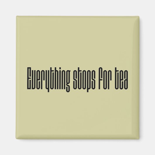 お茶ストップの全て マグネット (正面)