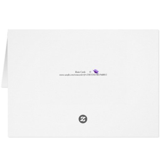 お茶セットでお姉さんの誕生日カード (裏面横)