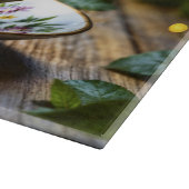 お茶セット超現実的なウォーターフォールドキッチンデコールアート カッティングボード (角)