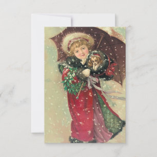 お茶パーティーおばあちゃんの家でクリスマス 招待状