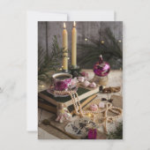 お茶パーティーおばあちゃんの家でクリスマス 招待状 (正面)