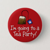 お茶パーティーだ！ 缶バッジ (正面)