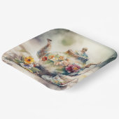 お茶パーティー ペーパープレート (傾斜あり)