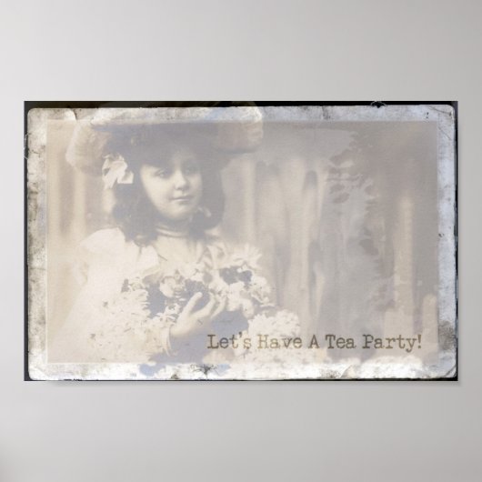 お茶パーティー ポスター (正面)