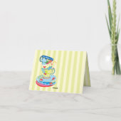 お茶ビクトリアンパーティーお礼 サンキューカード (裏面)