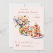 お茶フェミニン花花花花花花花花花花花弁当会 招待状 (正面)