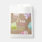 お茶ボバ茶の誕生日をパーしよう フェイバーバッグ (正面)