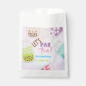 お茶ボバ茶の誕生日をパーしよう フェイバーバッグ (正面)