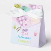 お茶ボバ茶の誕生日をパーしよう フェイバーボックス (正面サイド)