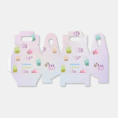 お茶ボバ茶の誕生日をパーしよう フェイバーボックス (折り畳みなし)