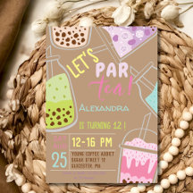 お茶ボバ茶の誕生日をパーしよう