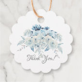 お茶モダン赤ちゃんシャワーお願いギフトラベル フェイバータグ (裏面)