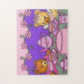 お茶会くまのパズル ジグソーパズル (縦)