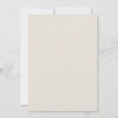 お茶会と花嫁との手描きのブライダルシャワー 招待状 (裏面)