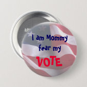 お茶会のお母さん5 缶バッジ (正面&裏面)