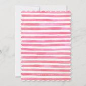 お茶会のベビーシャワーの招待状 招待状 (裏面)