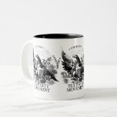 お茶会の動き ツートーンマグカップ (正面左)