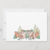 お茶会の子供の誕生日かわいい感謝カード サンキューカード (裏面)