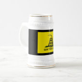 お茶会の旗 ビールジョッキ (正面左)