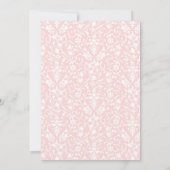 お茶会の誕生日の招待状 招待状 (裏面)