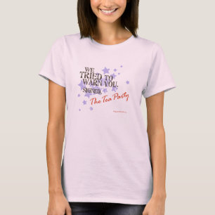 お茶会の警告 Tシャツ
