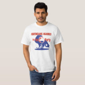 お茶会のTシャツを投げ出して下さい Tシャツ (正面フル)