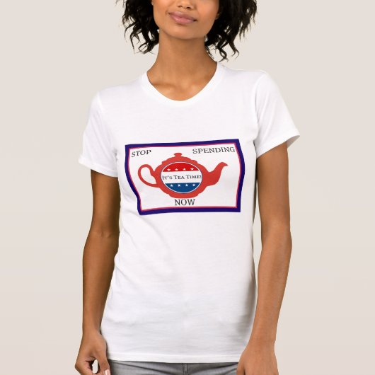お茶会のTシャツ Tシャツ (正面)