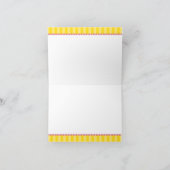 お茶会はメッセージカード感謝していしています サンキューカード (内部)