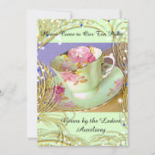 お茶会へのご招待 アラアーティスト 招待状 (正面)