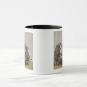 お茶会を持っている象 マグカップ (中央)