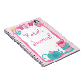 お茶会ジャーナル-ノート ノートブック (右側)